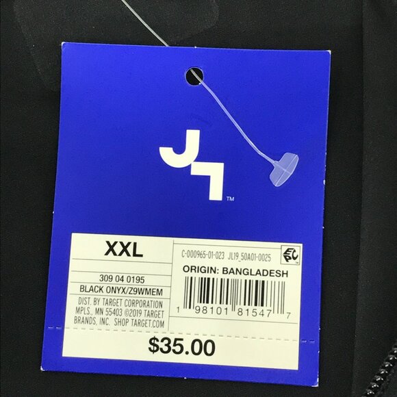 NEW JoyLab Cropped Fit Sweatshirt / Jacket Women's Plus XXL Black 1/4 Zip Active - Picture 11 of 12